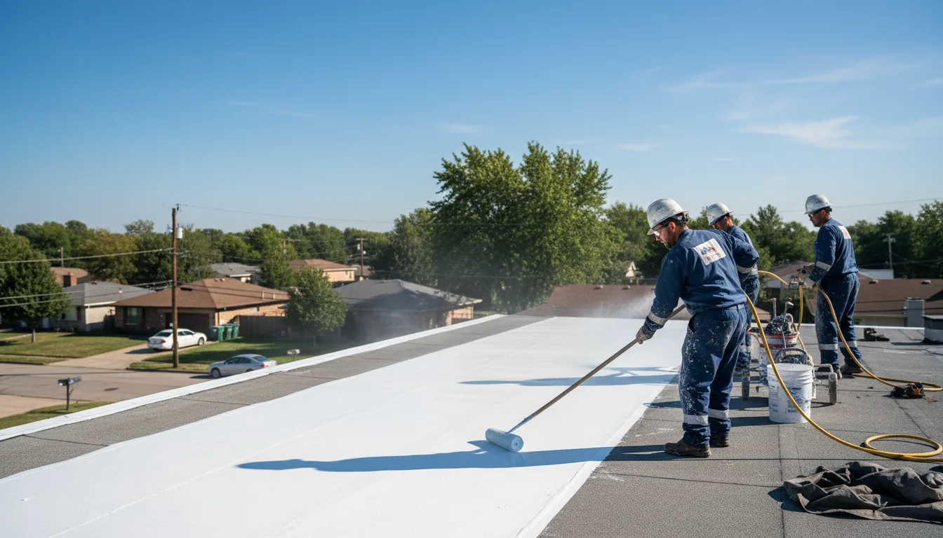 Commercial roof coating in Cool, CA near me